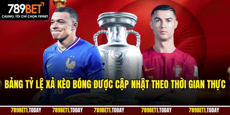 Bảng tỷ lệ xả kèo bóng được cập nhật theo thời gian thực