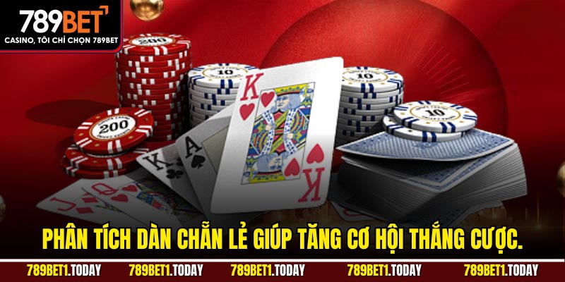 Phân tích dàn chẵn lẻ giúp tăng cơ hội thắng cược.